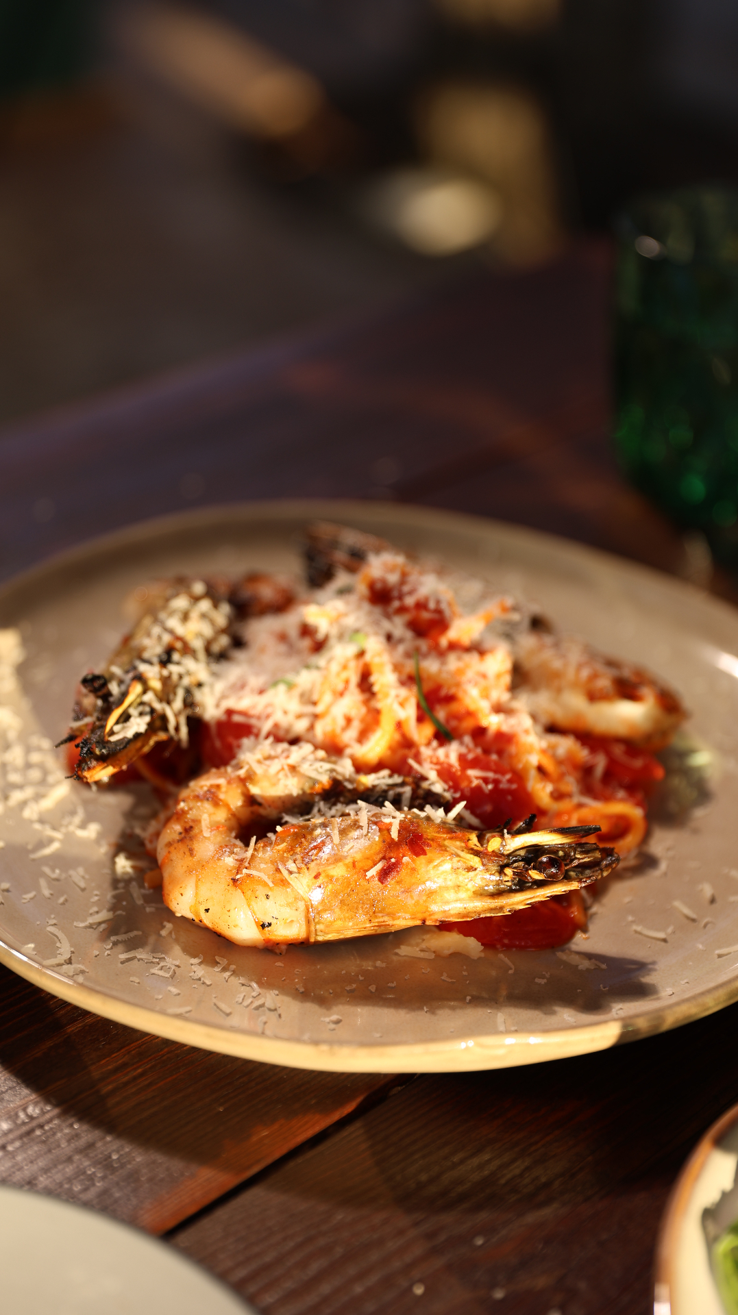 Spicy Linguini Shrimp